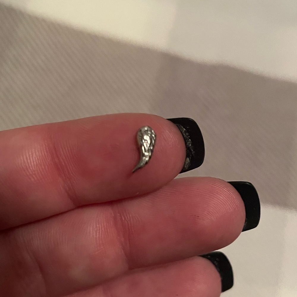 Origami owl living locket angel wing charm
